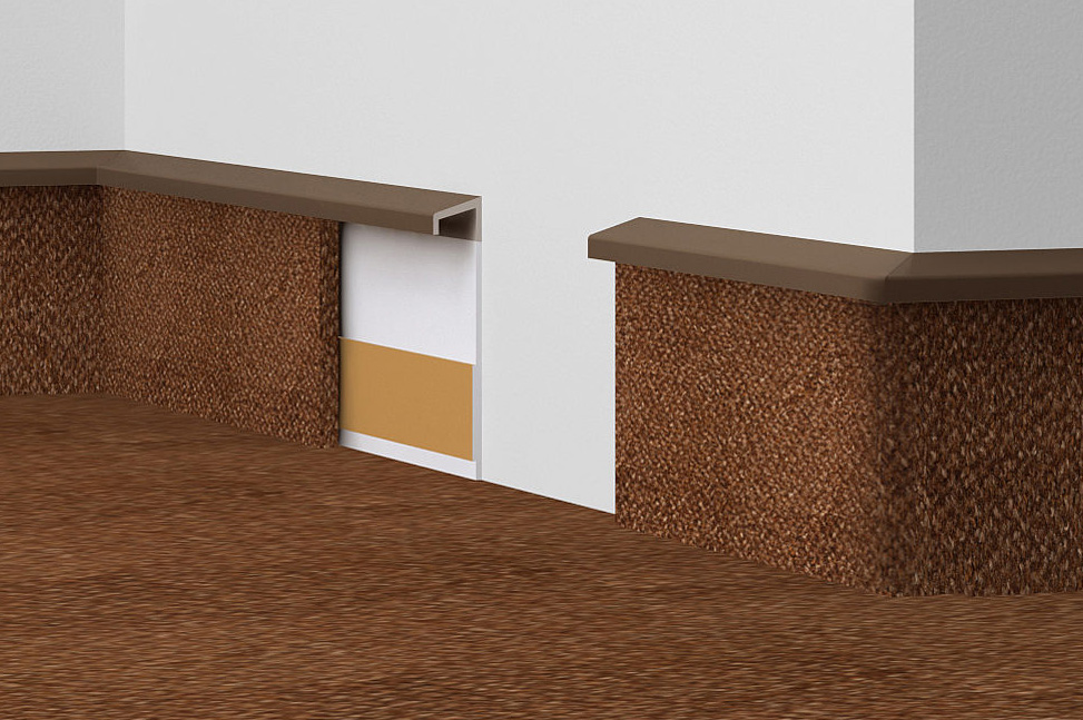 Listwy przypodłogowe<br> dywanowe