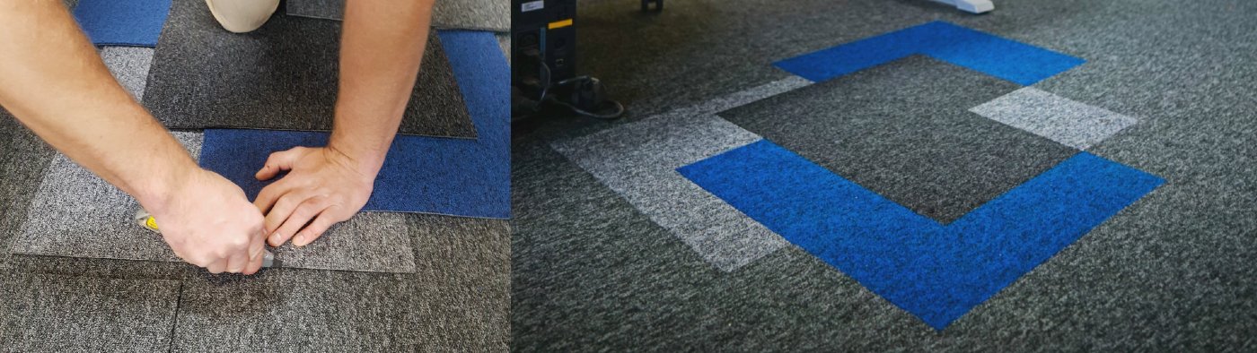 docinanie wykładziny dywanowej